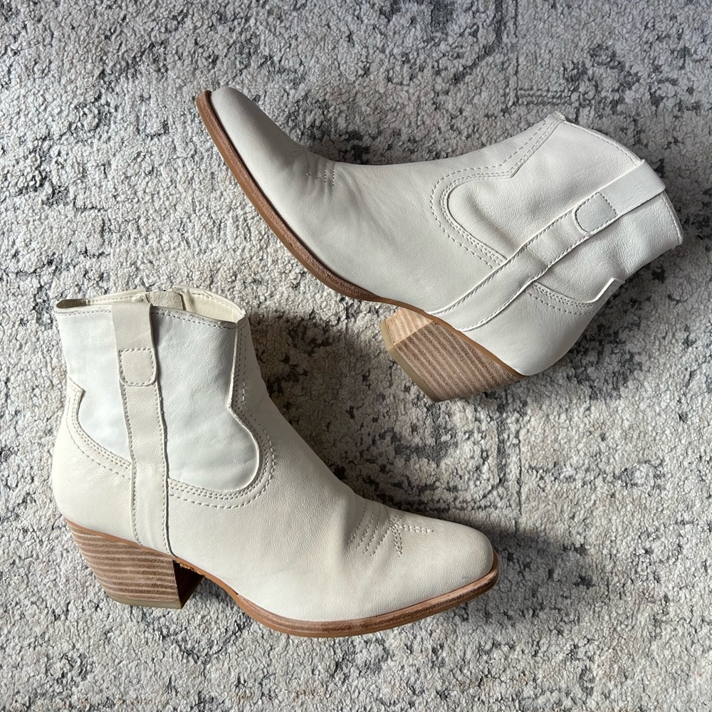 Dolce Vita White Booties